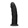 Silicone Dildo Without Balls - 15,3 cm - Black - 4