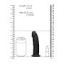 Silicone Dildo Without Balls - 15,3 cm - Black - 9