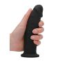 Silicone Dildo Without Balls - 15,3 cm - Black - 10