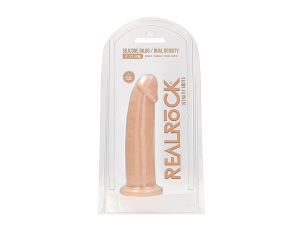 Silicone Dildo Without Balls - 22,8 cm - Flesh - image 2