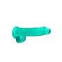 6"""" / 15 cm Realistic Dildo With Balls - Turquoise - 2