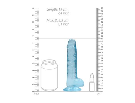 Realistic Dildo with Balls - 7""""/ 19 cm - 7