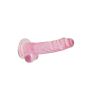 7"" / 18 cm Realistic Dildo With Balls - Pink - 7