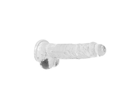 8"" / 20 cm Realistic Dildo With Balls - Transparent - 6