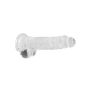 8"" / 20 cm Realistic Dildo With Balls - Transparent - 7