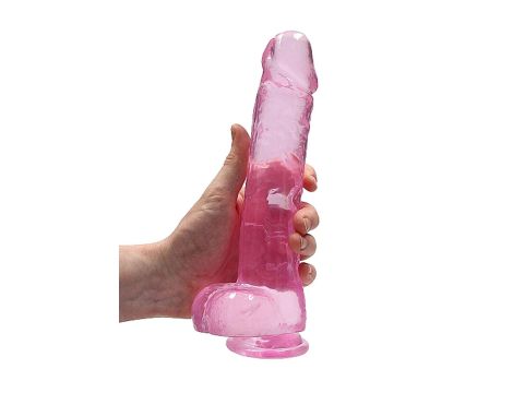 9"" / 23 cm Realistic Dildo With Balls - Pink - 7