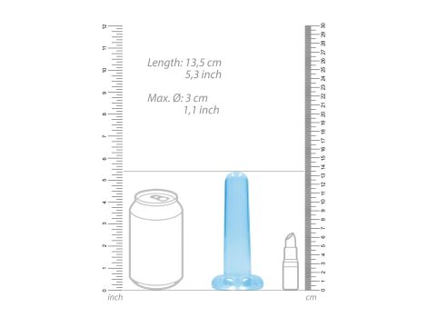 Non Realistic Dildo with Suction Cup - 5,3""""/ 13,5 cm - 5