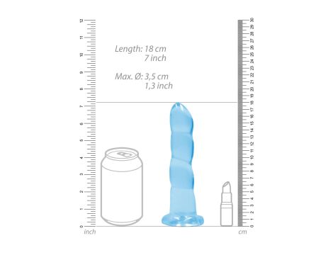 Non Realistic Dildo with Suction Cup - 7""""/ 17 cm - 5