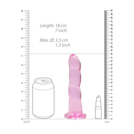 Non Realistic Dildo with Suction Cup - 7""""/ 17 cm - 5