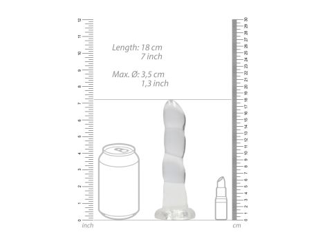 Non Realistic Dildo with Suction Cup - 7""""/ 17 cm - 5