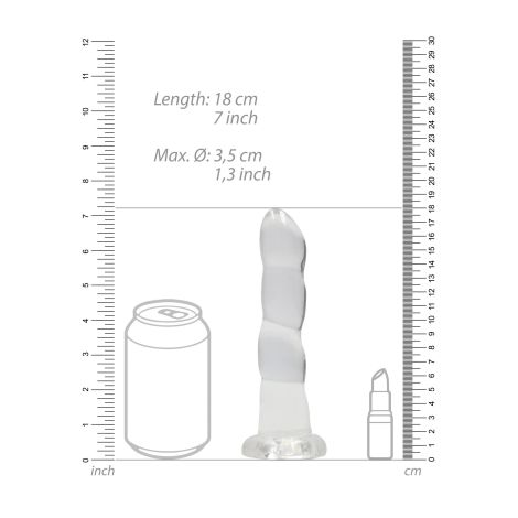 Non Realistic Dildo with Suction Cup - 7""""/ 17 cm - 5