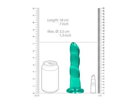 Non Realistic Dildo with Suction Cup - 7""""/ 17 cm - 6