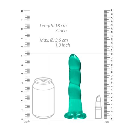 Non Realistic Dildo with Suction Cup - 7""""/ 17 cm - 6