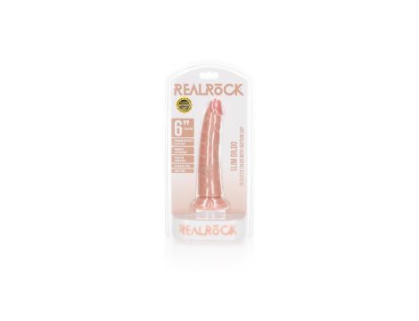 Slim Realistic Dildo with Suction Cup - 6""""/ 15,5 cm