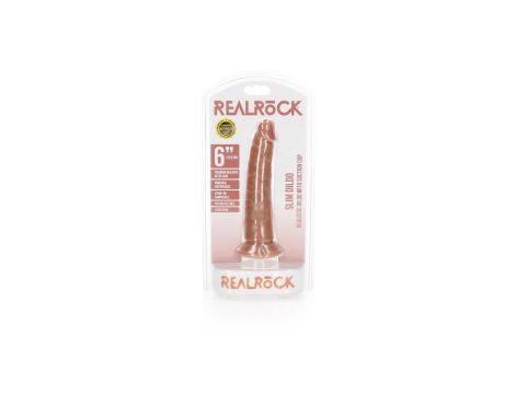 Slim Realistic Dildo with Suction Cup - 6""""/ 15,5 cm