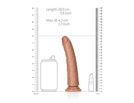 Slim Realistic Dildo with Suction Cup - 7""""/ 18 cm - 7