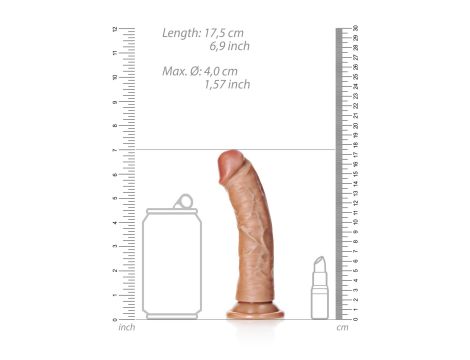 Curved Realistic Dildo with Suction Cup - 6""""/ 15,5 cm - 7