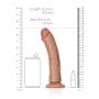 Curved Realistic Dildo with Suction Cup - 8""""/ 20,5 cm - 8