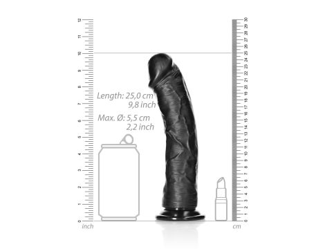 Curved Realistic Dildo with Suction Cup - 9""""/ 23 cm - 7