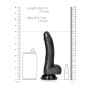 Curved Realistic Dildo  Balls  Suction Cup - 7""""/ 18 cm - 8