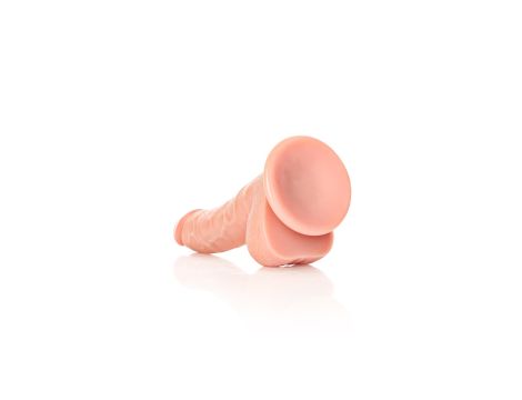 Curved Realistic Dildo  Balls  Suction Cup - 7""""/ 18 cm - 4