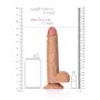 Straight Realistic Dildo  Balls  Suction Cup - 8""""/ 20,5 cm - 8