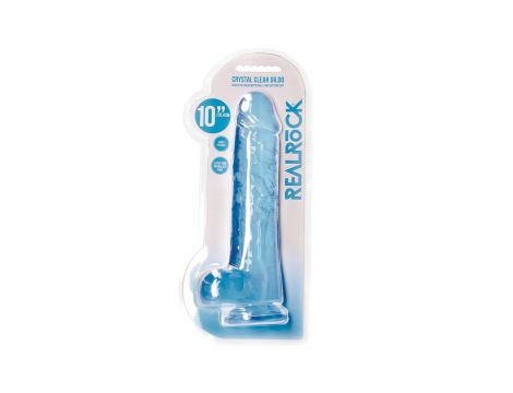 Realistic Dildo with Balls - 10""""/ 25,4 cm