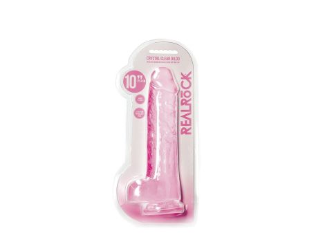 Realistic Dildo with Balls - 10""""/ 25,4 cm