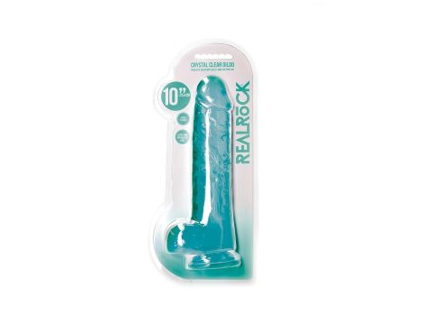 Realistic Dildo with Balls - 10""""/ 25,4 cm