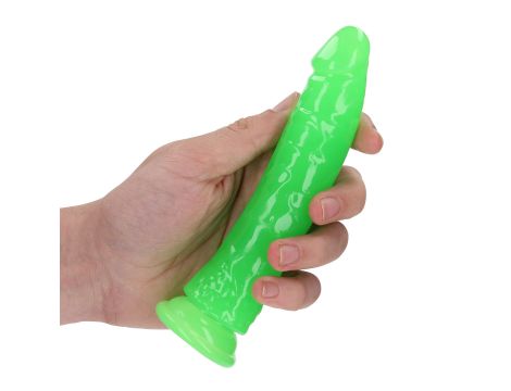 Slim Realistic Dildo with Suction Cup - Glow in the Dark - 6'' / 15,5 cm - 3