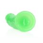 Slim Realistic Dildo with Suction Cup - Glow in the Dark - 6'' / 15,5 cm - 7