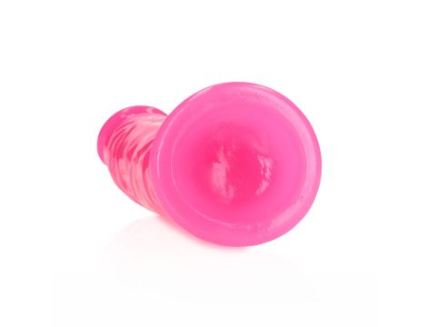 Slim Realistic Dildo with Suction Cup - Glow in the Dark - 6'' / 15,5 cm - 3