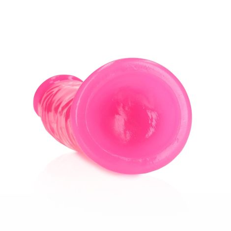 Slim Realistic Dildo with Suction Cup - Glow in the Dark - 6'' / 15,5 cm - 3