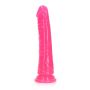 Slim Realistic Dildo with Suction Cup - Glow in the Dark - 6'' / 15,5 cm - 5