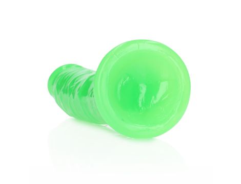 Slim Realistic Dildo with Suction Cup - Glow in the Dark - 8'' / 20 cm - 6