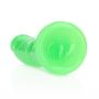 Slim Realistic Dildo with Suction Cup - Glow in the Dark - 8'' / 20 cm - 7