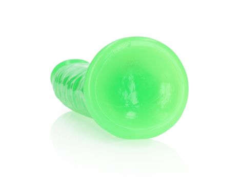 Slim Realistic Dildo with Suction Cup - Glow in the Dark - 9'' / 22,5 cm - 6