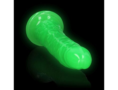 Slim Realistic Dildo with Suction Cup - Glow in the Dark - 9'' / 22,5 cm - 7