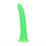 Slim Realistic Dildo with Suction Cup - Glow in the Dark - 9'' / 22,5 cm - 2