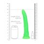 Slim Realistic Dildo with Suction Cup - Glow in the Dark - 9'' / 22,5 cm - 4