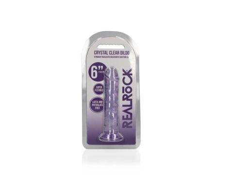 Straight Realistic Dildo with Suction Cup - 6'' / 14,5 - 2