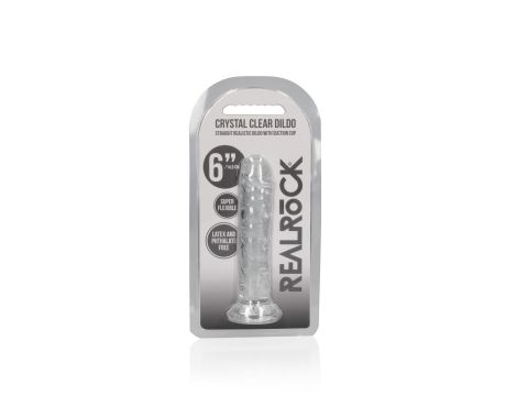 Straight Realistic Dildo with Suction Cup - 6'' / 14,5 - 2