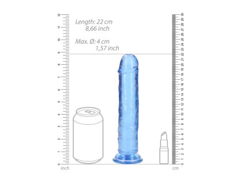 Straight Realistic Dildo with Suction Cup - 8'' / 20 - 6