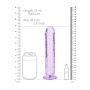 Straight Realistic Dildo with Suction Cup - 8'' / 20 - 7