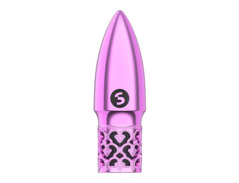 Glitter - Rechargeable ABS Bullet - Pink