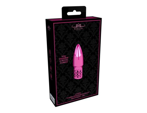 Glitter - Rechargeable ABS Bullet - Pink - 2