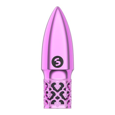 Glitter - Rechargeable ABS Bullet - Pink