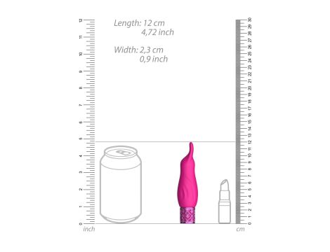 Sparkle - Rechargeable Silicone Bullet - Pink - 4