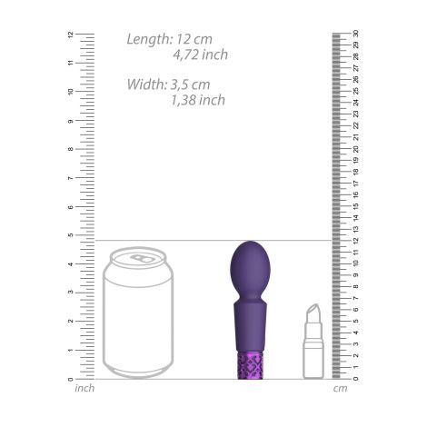 Brilliant - Rechargeable Silicone Bullet - Purple - 5