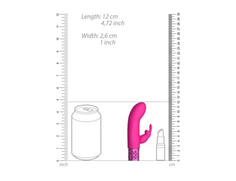 Dazzling - Rechargeable Silicone Bullet - Pink - 5